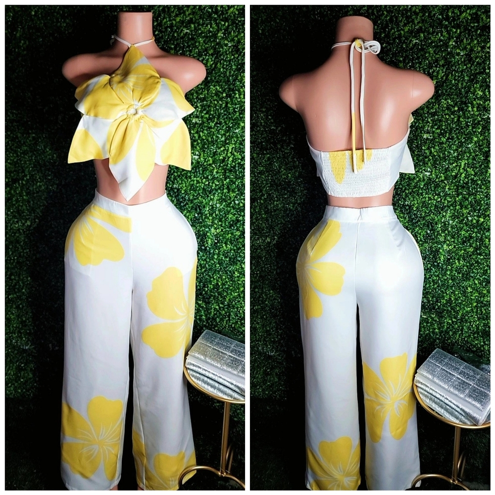 Ailani Two-piece Set- Yellow